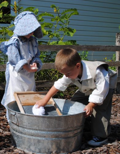 Pioneer Chores from the Palmetto Historical Park Traveling Trunk