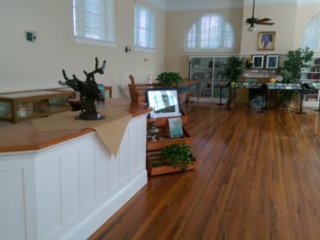 Carnegie Library Desk at Palmetto Historical Park