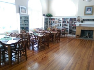 Upstairs in the Carnegie Library at Palmetto Historical Park