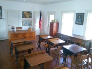 Schoolhouse Interior at Palmetto Historical Park