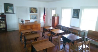 Schoolhouse Interior at Palmetto Historical Park