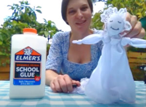 Palmetto Historical Park's curator, Tori Chasey, gives step-by-step instructions for the hanky doll craft from Palmetto Historical Park's History To-Go Program